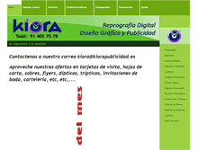 Tablet Screenshot of kiorapublicidad.es